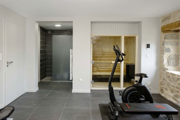 Espace Sauna et Fitness Gite Maison Chauvet