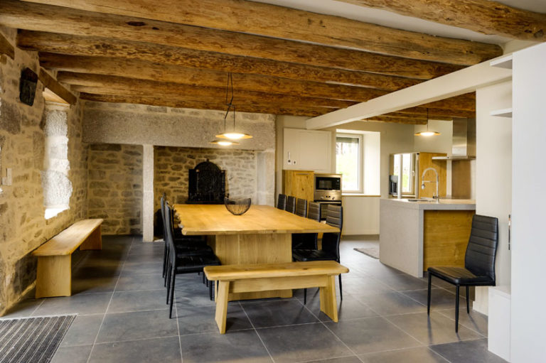Salle à Manger Gite Maison Chauvet